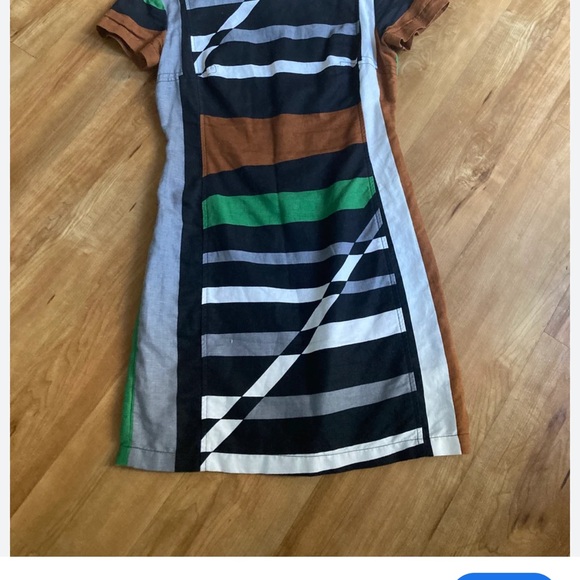 Derek Lam for stripped Shift Dress Size 16 - Picture 2 of 5